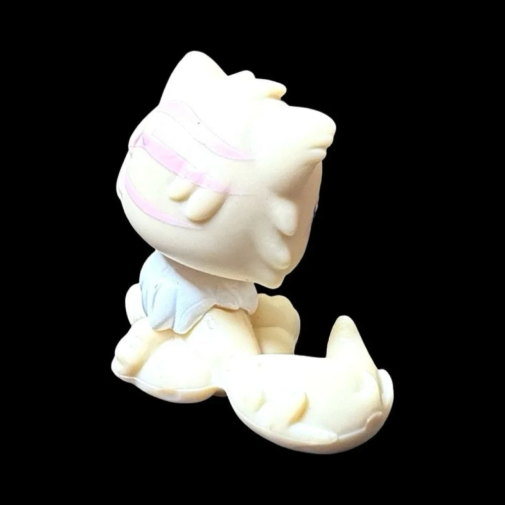 Littlest Pet Shop 723/Persian Cat/Lps Yellow/Lps Diamond Eyes/Tail Waggin' Club